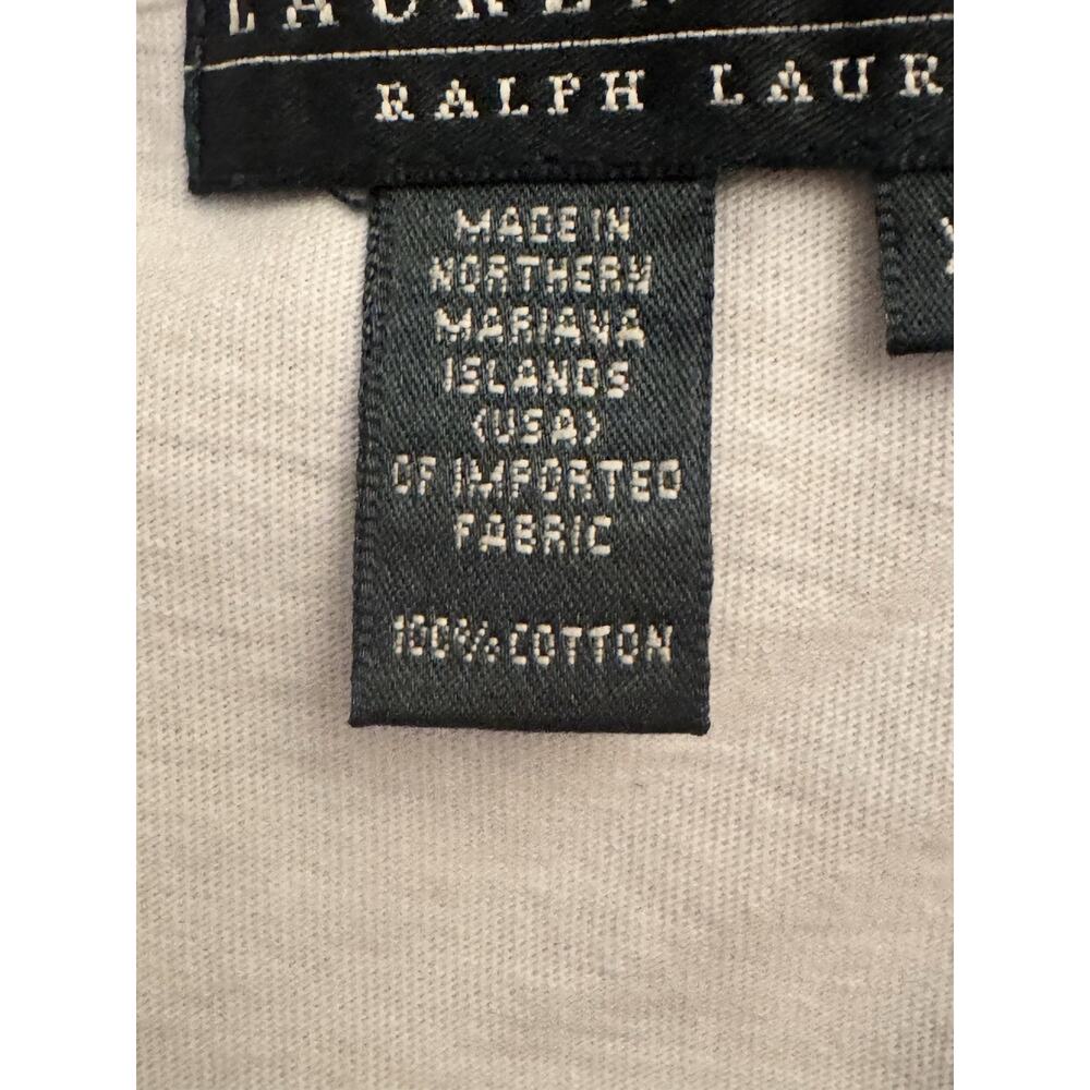 Lauren Ralph Lauren Active Tank Top White Sz XL academia Coastal Capsule Yacht - Picture 3 of 6